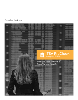 TSA Precheck Program Guide