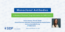 Monoclonal Antibodies