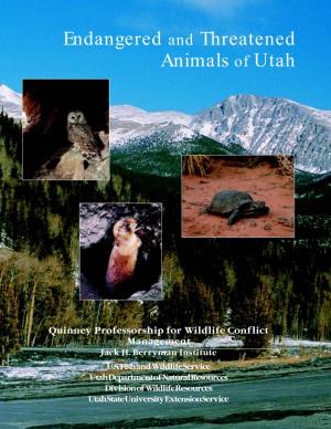 Endangered and Threatened Animals of Utah