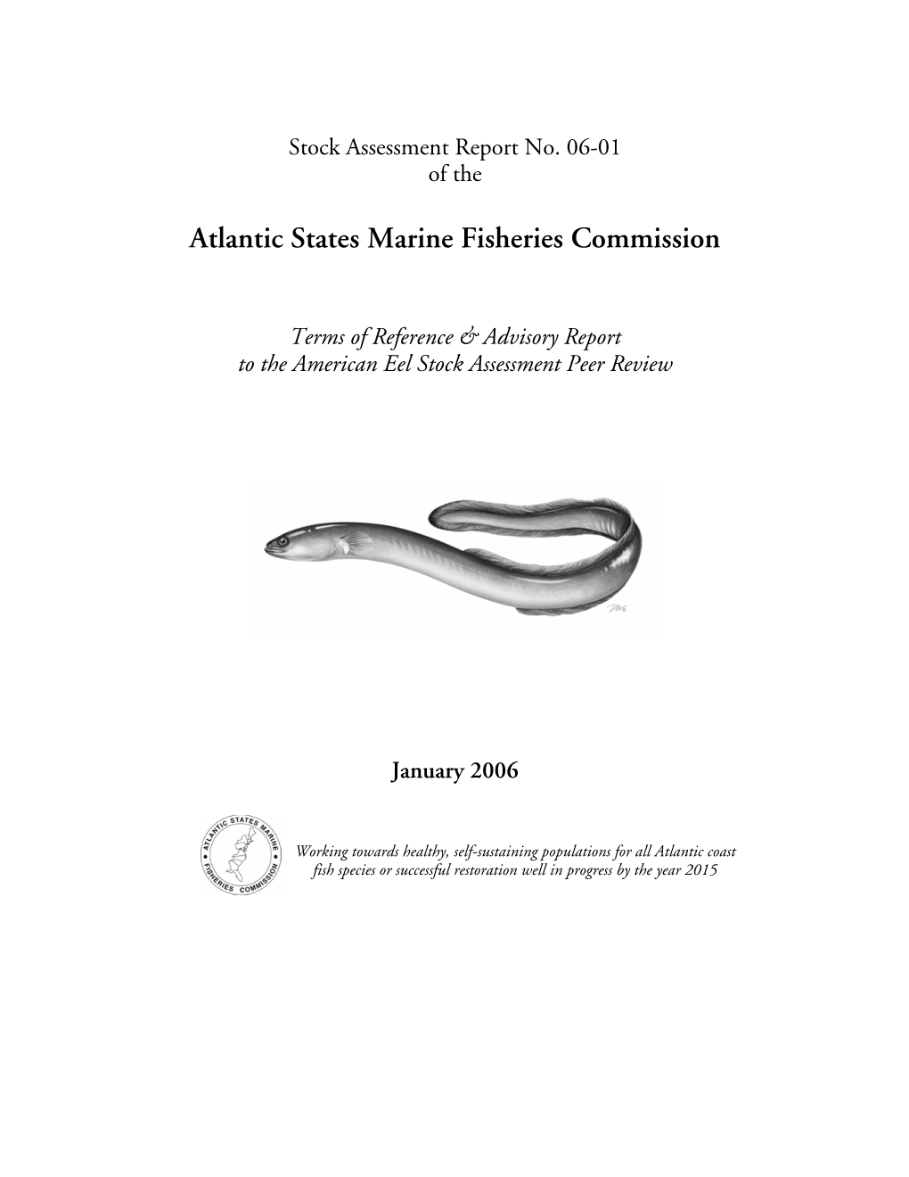 Terms of Reference & Advisory Report to the American Eel Stock