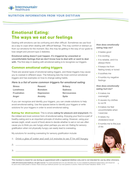 Emotional Eating: the Ways We Eat Our Feelings