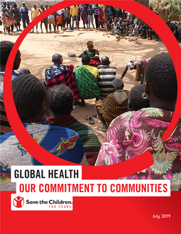 Global Health Our Commitment to Communities