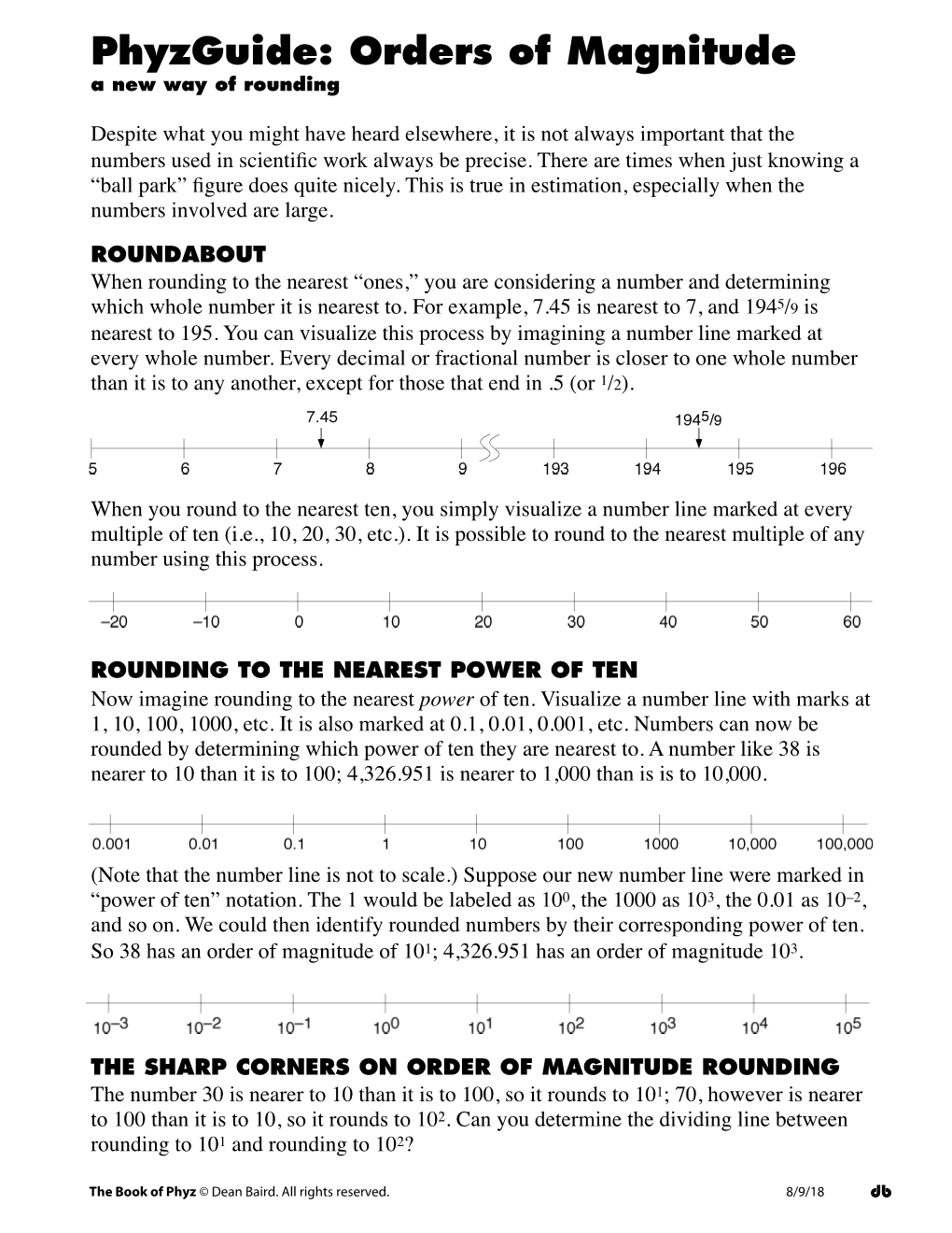 Orders of Magnitude a New Way of Rounding