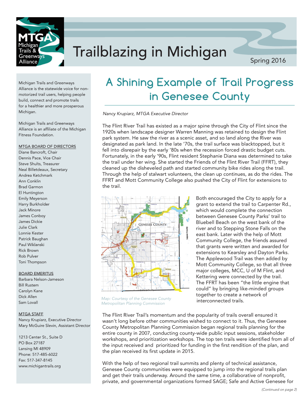 Trailblazing in Michigan