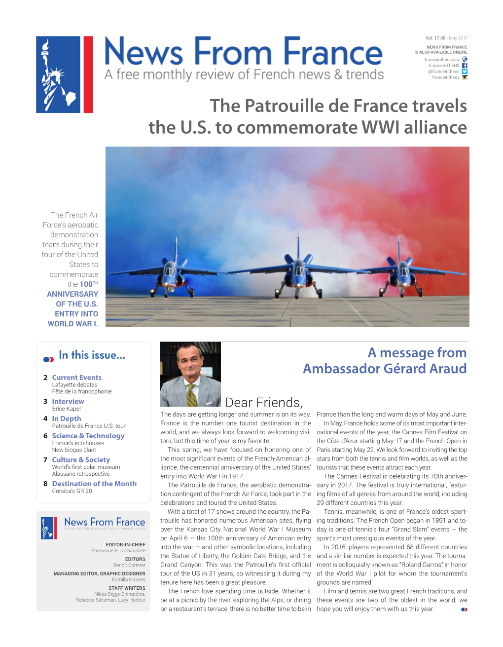 The Patrouille De France Travels the U.S. to Commemorate WWI Alliance