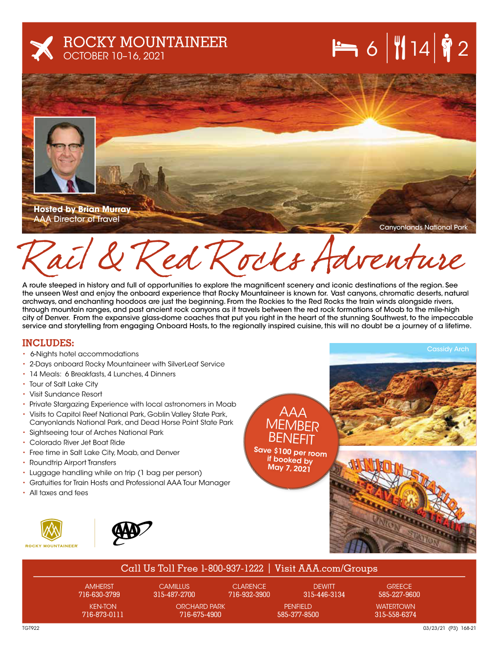 Rail & Red Rocks Adventure