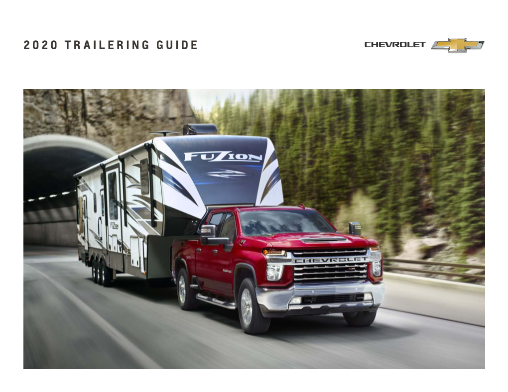 2020 Chevrolet Trailering Guide