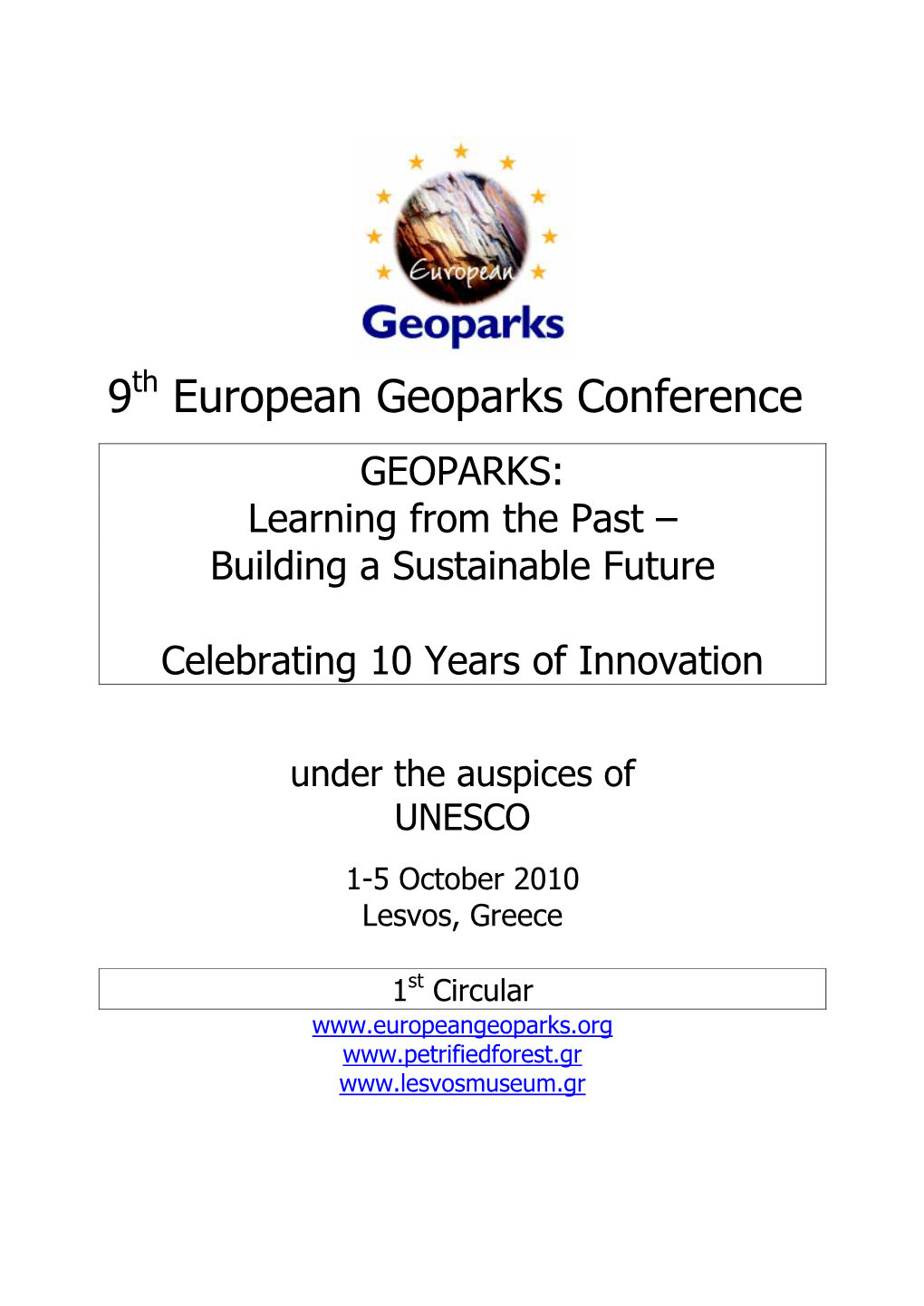 9 European Geoparks Conference