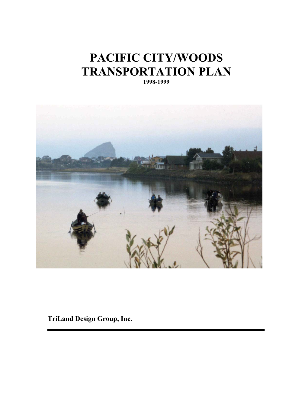Pacific City/Woods Transportation Plan 1998-1999