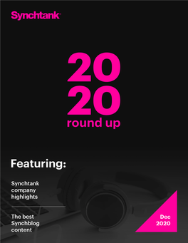 Synchtank Round up 2020