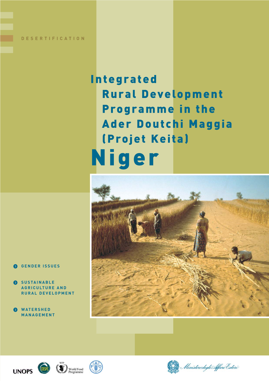 Integrated Rural Development Programme in the Ader Doutchi Maggia (Projet Keita) Niger