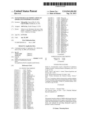 (12) United States Patent (10) Patent No.: US 8,541,026 B2 Qiu Et Al