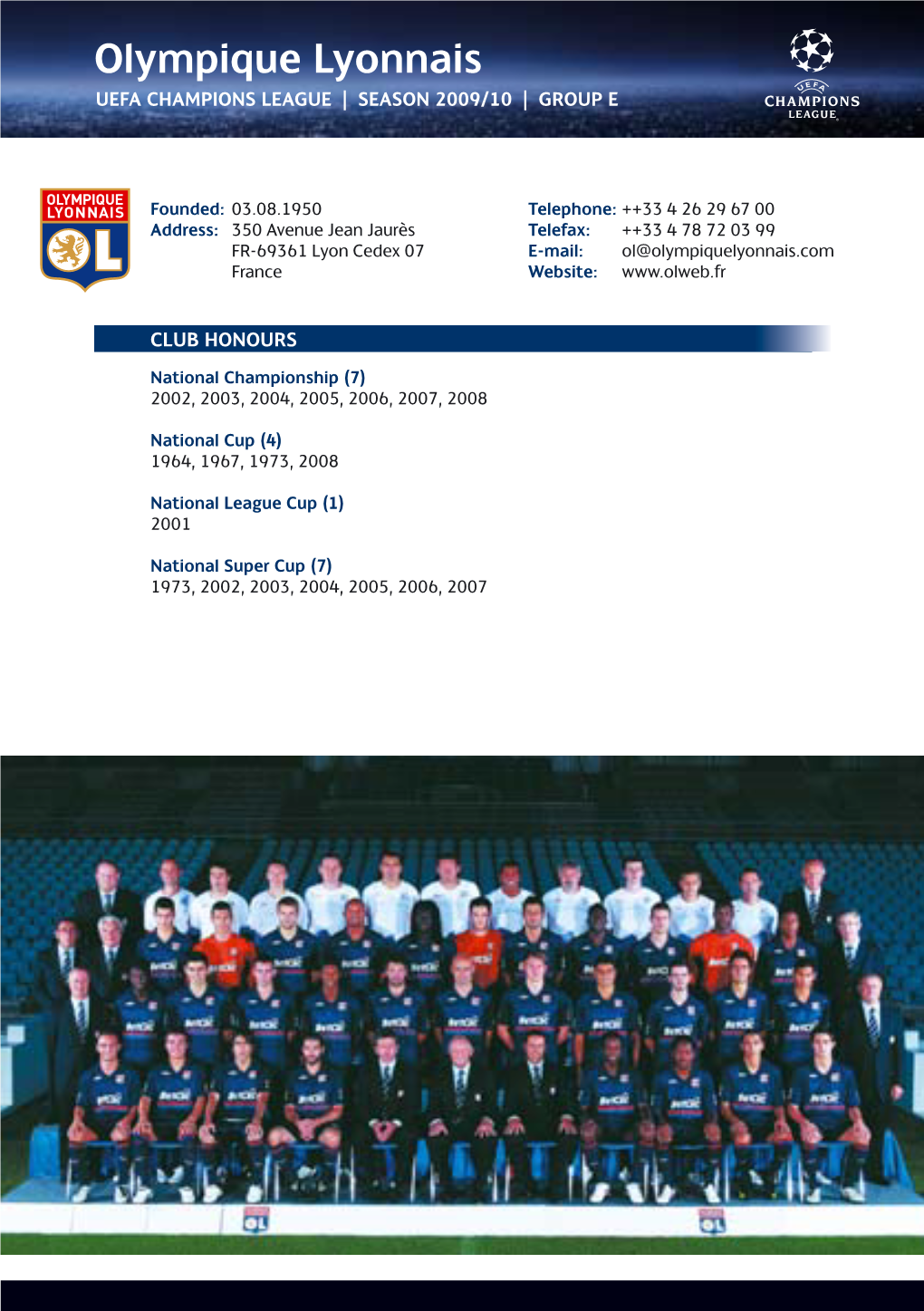 2009/10 UEFA Champions League Statistics Handbook, Part 4