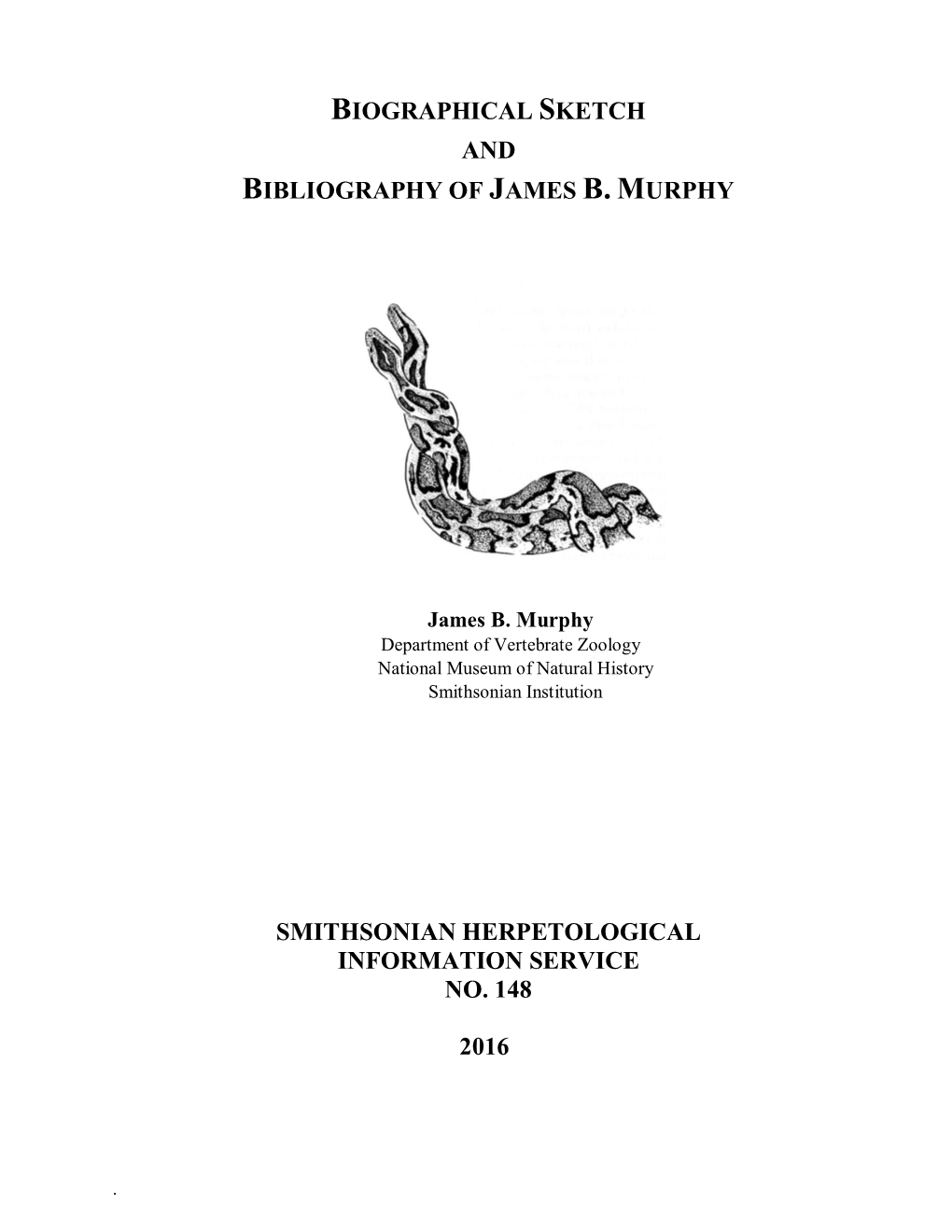 Bibliography of James B. Murphy