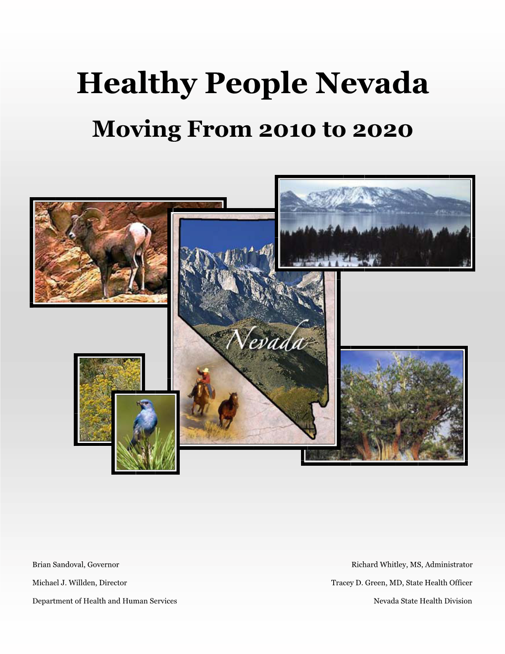 Healthy People Nevada Moving from 2010 to 2020