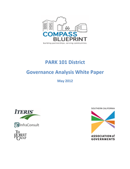 PARK 101 District Governance Analysis White Paper