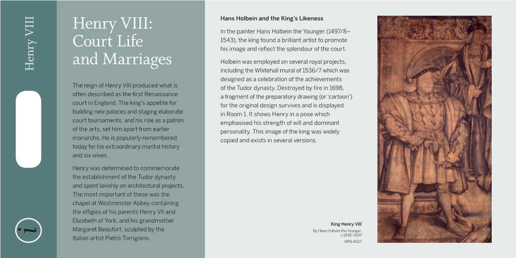 Henry VIII: Court Life and Marriages