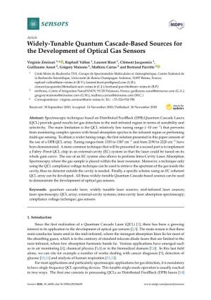 Widely-Tunable Quantum Cascade-Based Sources for the Development of Optical Gas Sensors