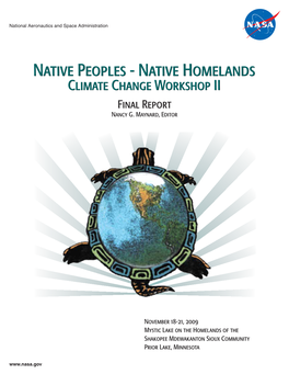 Native Peoples - Native Homelands Climate Change Workshop II Final Report Nancy G