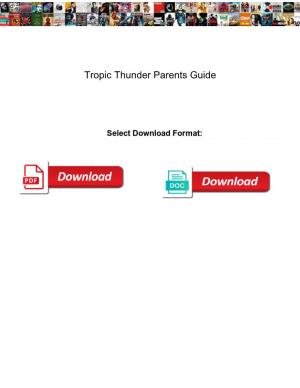 Tropic Thunder Parents Guide