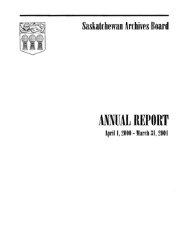 To View the 2000-2001 Annual Report