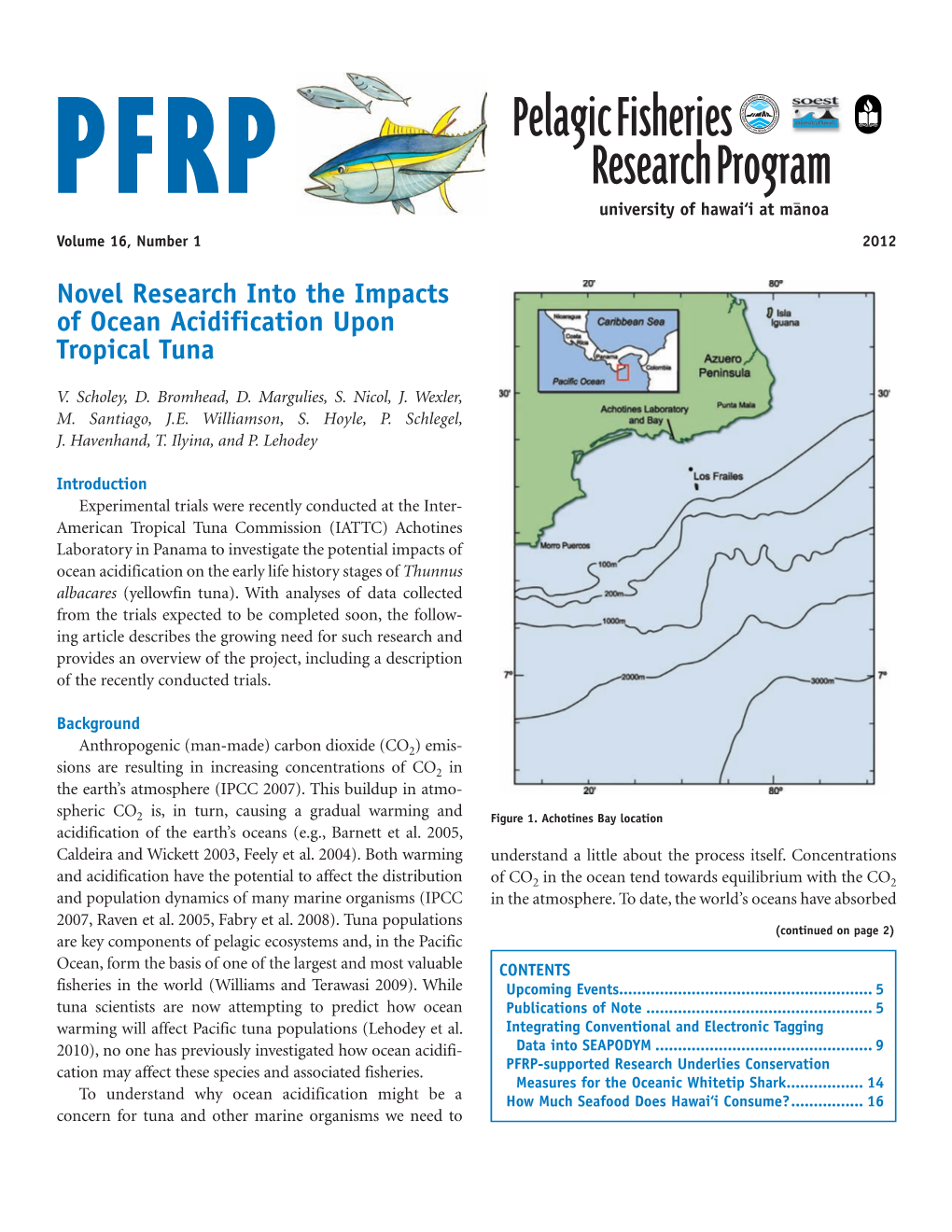 Novel Research Into the Impacts of Ocean Acidification Upon Tropical Tuna