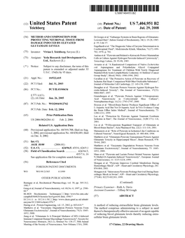 (12) United States Patent (10) Patent No.: US 7.404,951 B2 Teichberg (45) Date of Patent: Jul