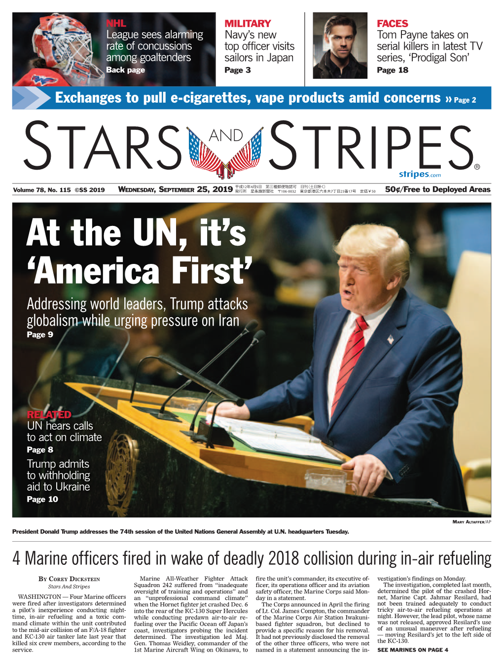 America First’ Addressing World Leaders, Trump Attacks Globalism While Urging Pressure on Iran Page 9