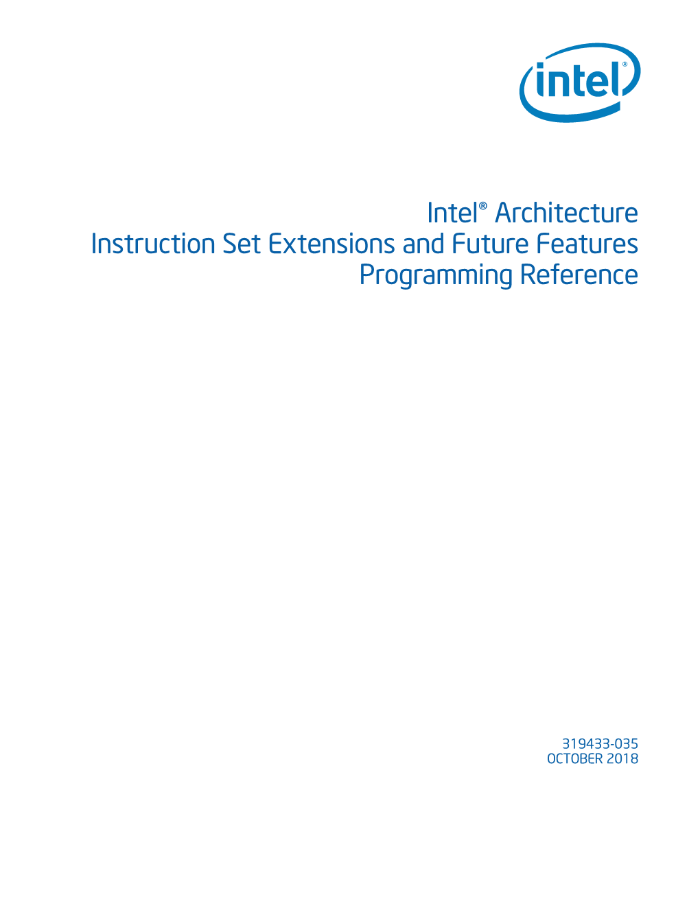 Intel® Architecture Instruction Set Extensions Programming Reference