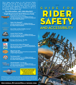 Guide for Rider Safety and Accessibility