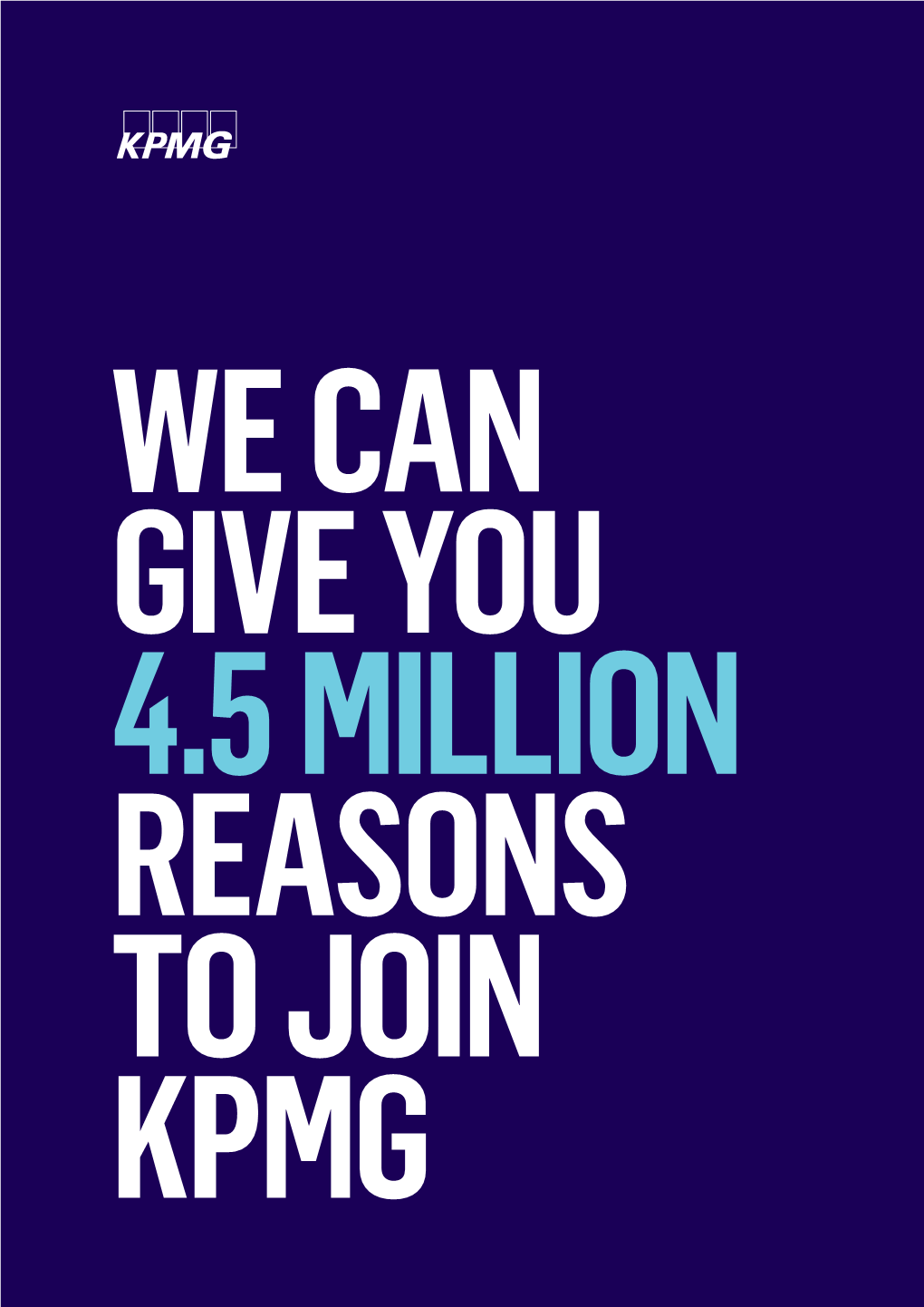 We Can Give You 4.5 Million Reasons to Join Kpmg