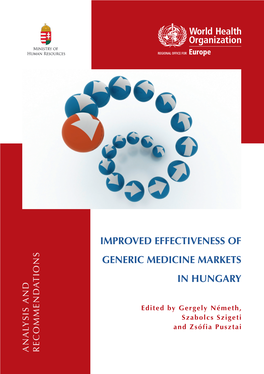 Improved Effectiveness of Generic Medicine Markets in Hungary