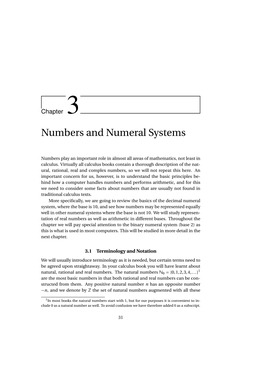 Numbers and Numeral Systems