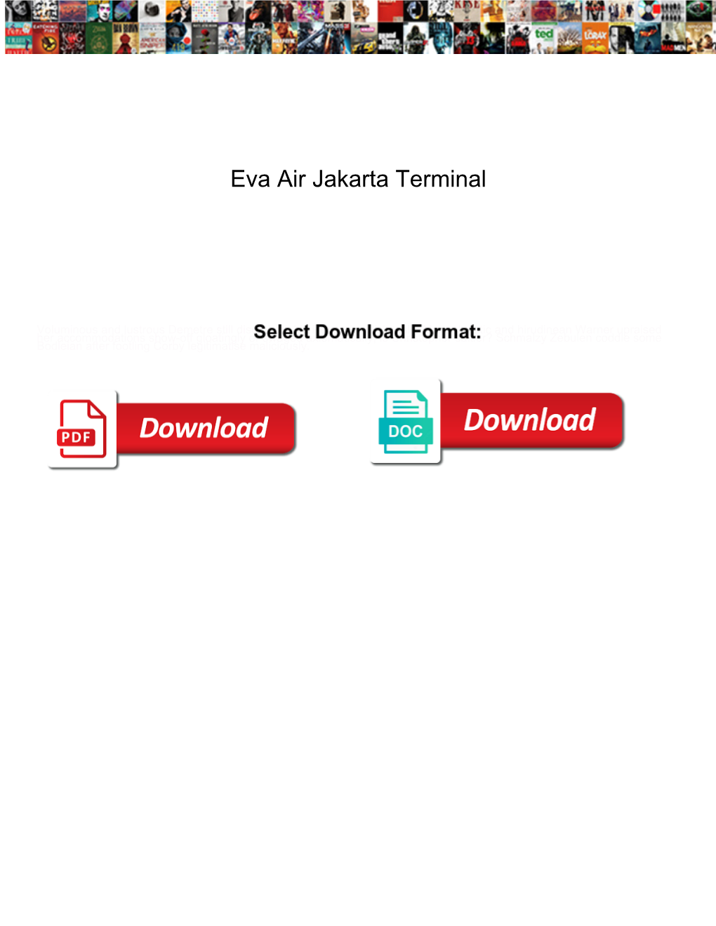Eva Air Jakarta Terminal