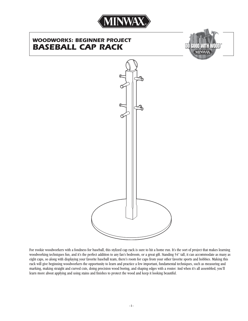 Baseball Cap Rack