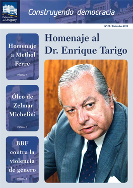 Homenaje Al Dr. Enrique Tarigo