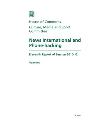 News International and Phone-Hacking