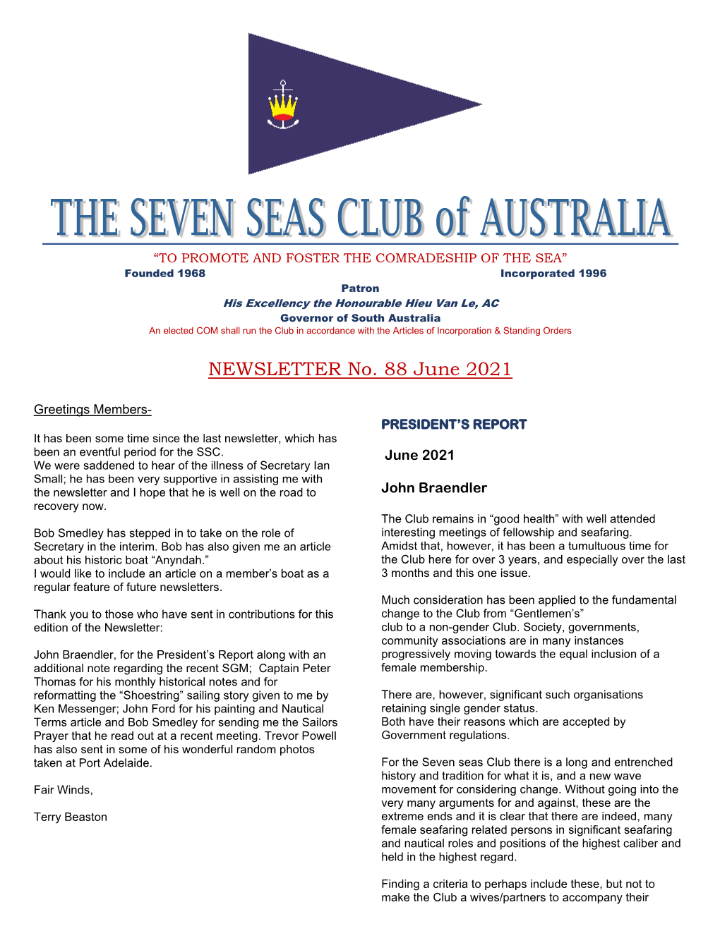 SSC Newsletter Winter 2021 Final