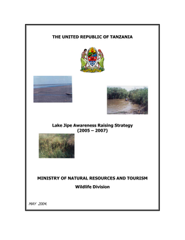 THE UNITED REPUBLIC of TANZANIA Lake Jipe Awareness
