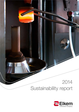 2014 Sustainability Report Content