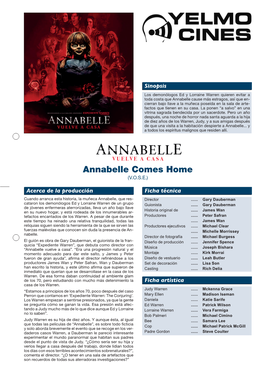 Annabelle Comes Home (V.O.S.E.)