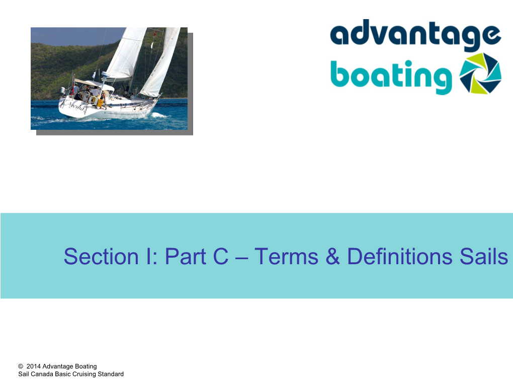 Terms & Definitions Sails