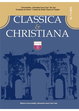 Classica Et Christiana, 7/1, 2012, 7-8
