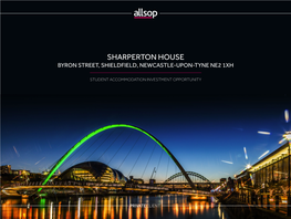 Sharperton House, Byron Street, Shieldfield, Newcastle-Upon-Tyne Ne2 1Xh Student Accommodation Investment Opportunity