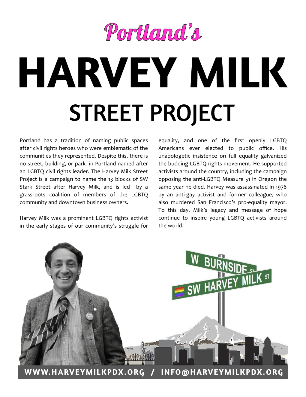 Harvey Milk Street Project