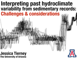Interpreting Past Hydroclimate Variability from Sedimentary Records: Challenges & Considerations