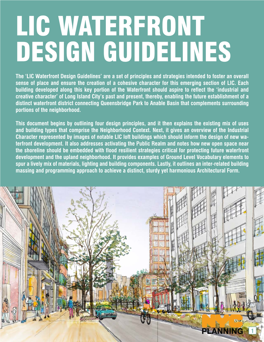 Lic Waterfront Design Guidelines