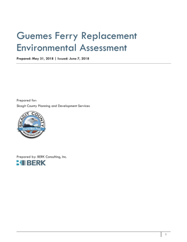 Guemes Ferry Replacement Environmental Assessment