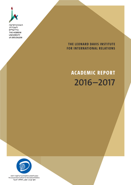 Academic Report 2016-2017.Indd