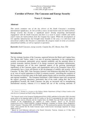 Caucasian Review of International Affairs (CRIA) Vol 2